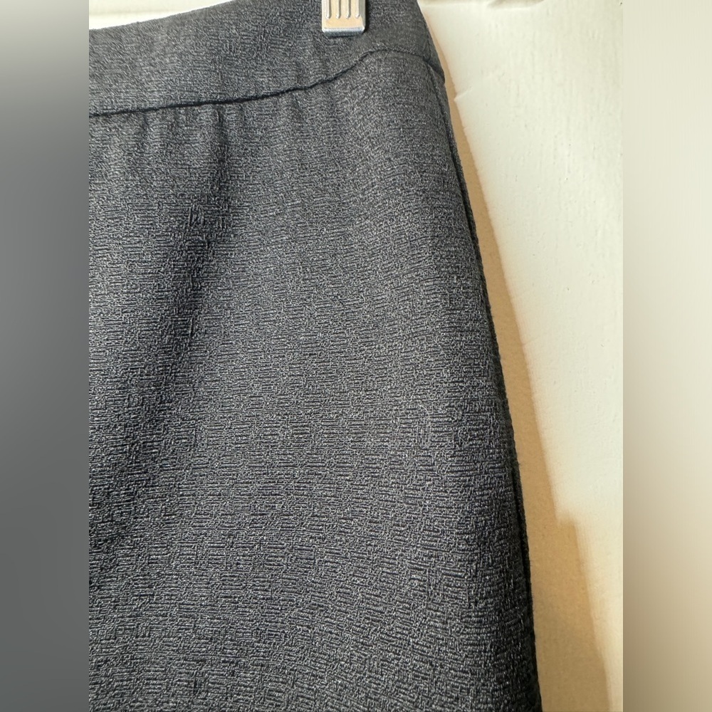 Trina Turk Pencil A Line Textured Cotton Wool Blend Black Pink Striped Skirt 2 - Picture 4 of 13